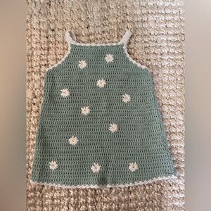 Zara floral knit dress